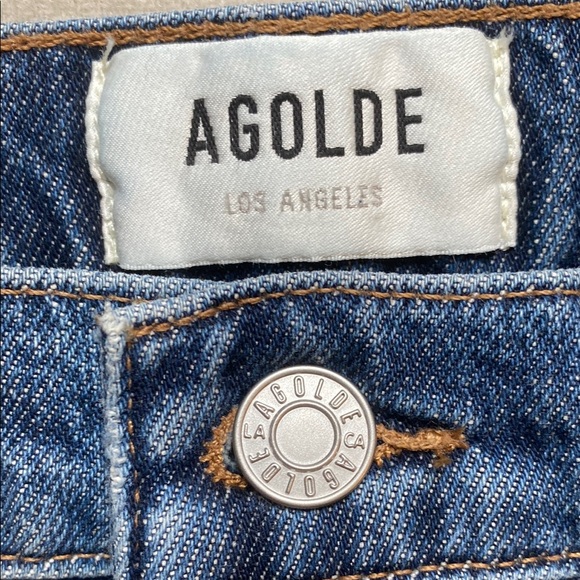 Agolde Harper Mid Rise Wide Leg Jeans Size 29 - Picture 7 of 14